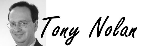 Photo of Tony Nolan with his name written
