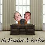 Picture of Kathie and Don behind a desk