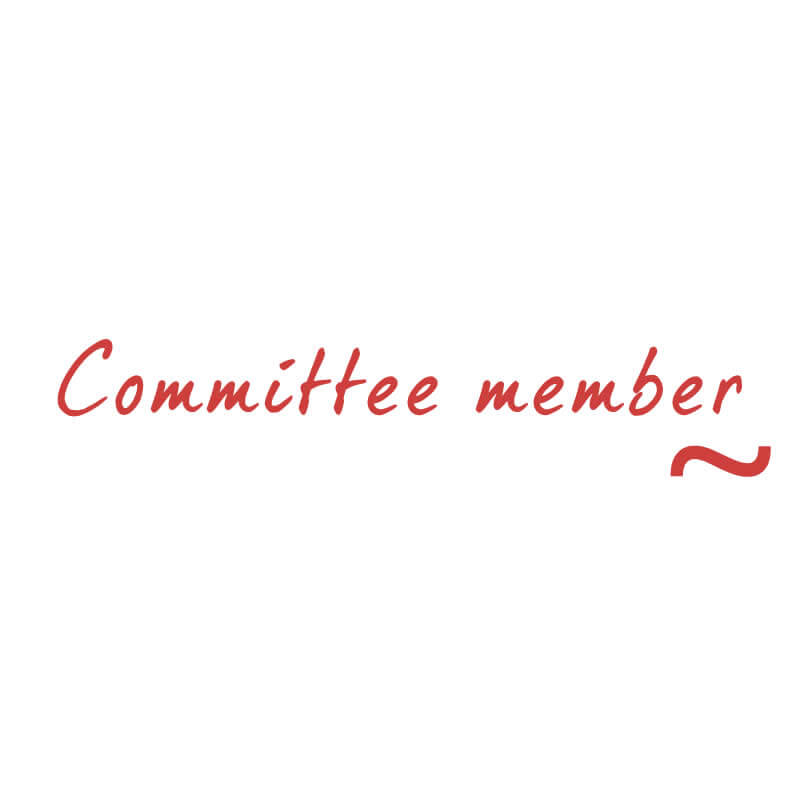 The word, 'Committee member'.