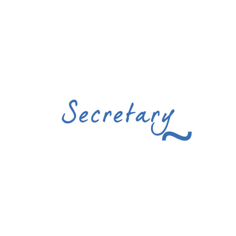 The word, 'Secretary'.