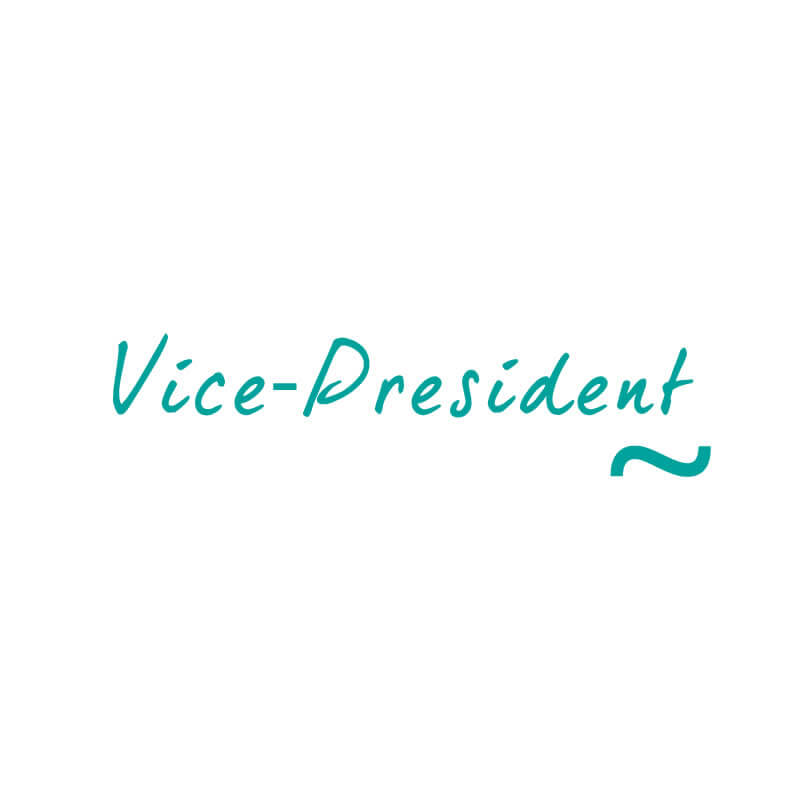 The word, 'Vice-President'.