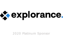 explorance logo with the words '2020 Platinum Sponsor' written underneath